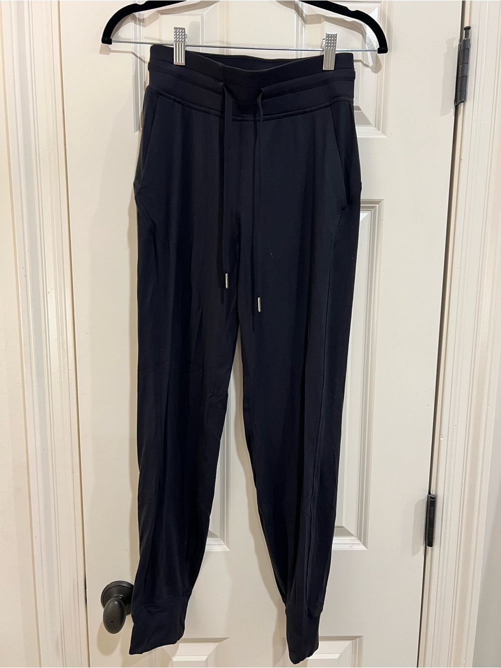 Women’s Black Lululemon drawstring joggers